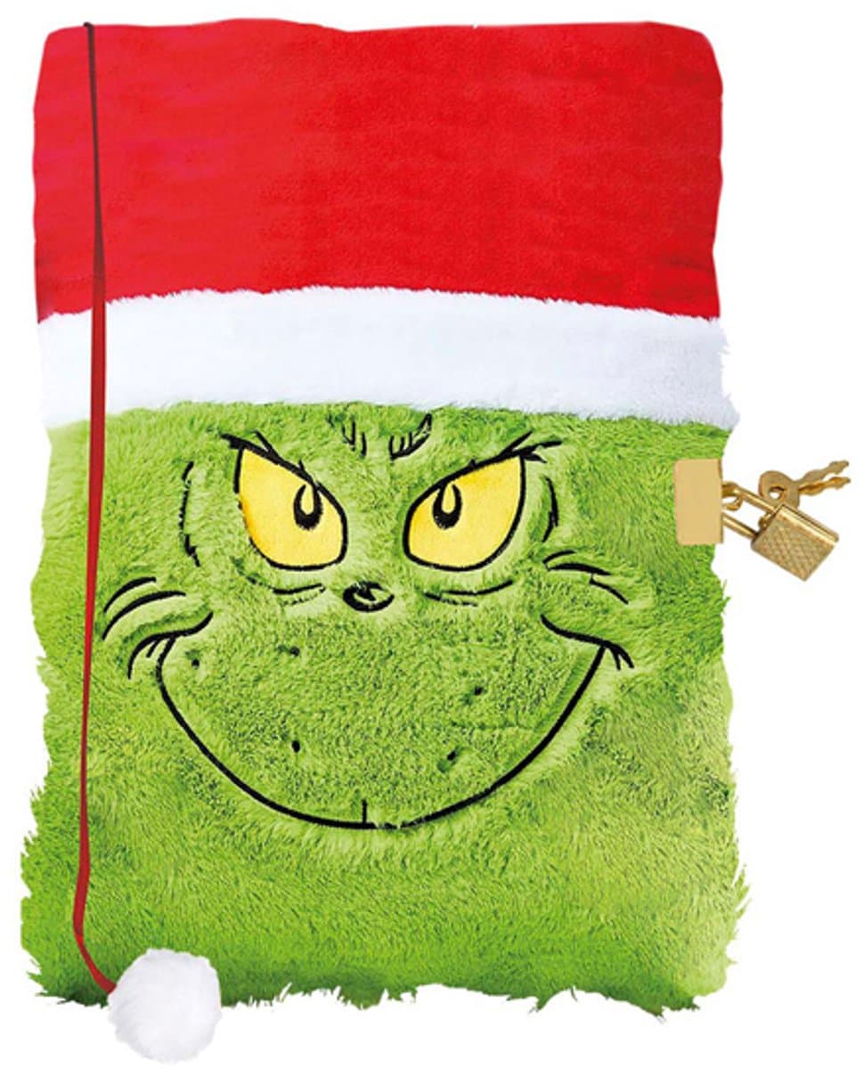 the Grinch Totum Fluffy Notitieboek schrijfboek - geheim dagboek met slot - gelineerde pagina's met Grinch illustratie - cadeautip (EAN: 8714274240070): 🎁 Waarom ik dit dagboek eigenlijk al kende