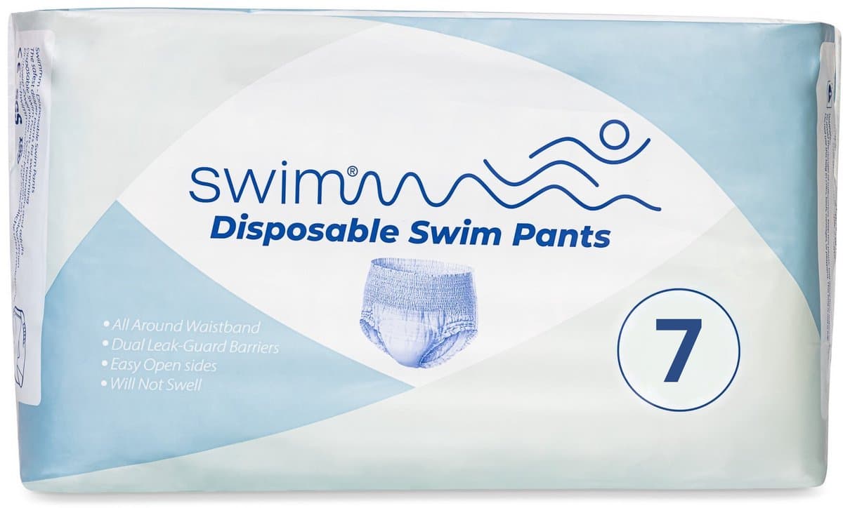 Swimmm Wegwerp Zwemluier | voor kinderen | maat 7 | gewicht: 18 tot 30 kg (EAN: 6151100357366)