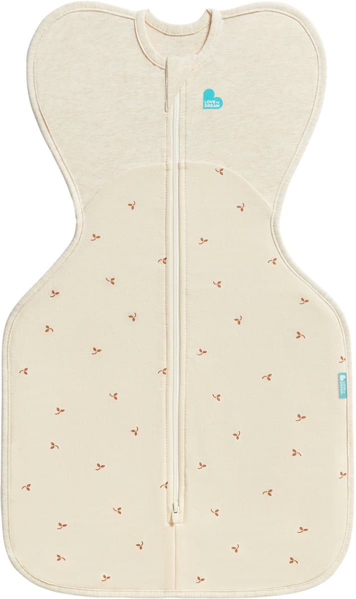 Love to Dream™ Babyslaapzak Swaddle Up™ - Inbakeren - Baby 0-3 maanden - 3.5-6 kg - All season - 1.5 TOG - OatTwigs (EAN: 9343443211314)